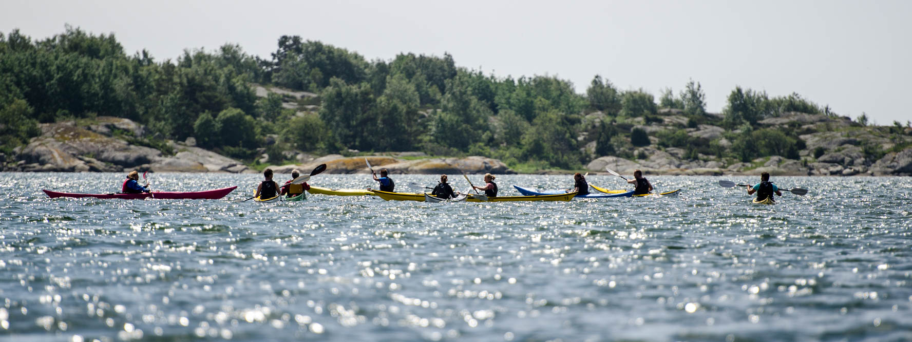 Guided kayak tours at Escape Outdoors in Önnered